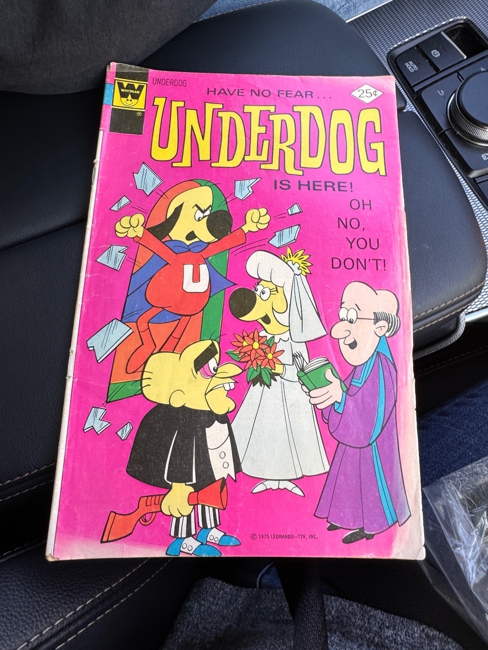 Underdog #5 Whitman Variant 1976 25 Cent Wedding Cover Bronze Age Comic